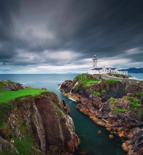Lighthouse On Cliff Edge